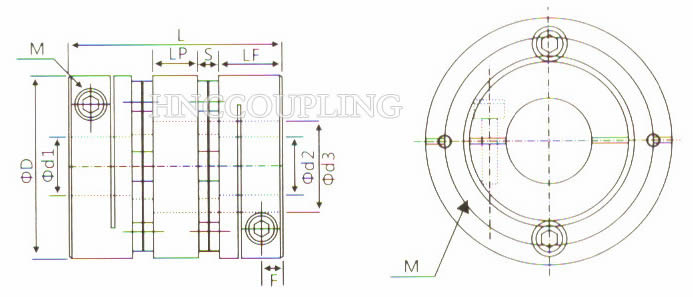 HD2C Diaphragm Coupling Size