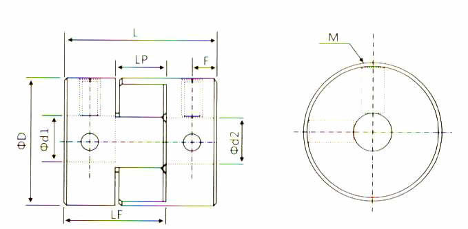 HJ Jaw Coupling Size