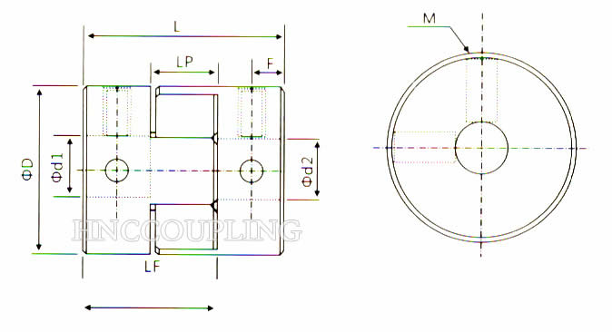 HJS SS Jaw Coupling Size