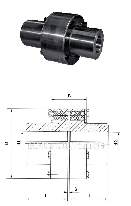 LZ Pin Flexible Coupling size